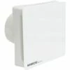 Manrose Extractor Fan Bathroom Kitchen Quiet Timer Humidistat 4" 100mm Axial