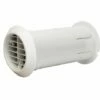 Manrose Extractor Fan Ducting Ventilation Internal Fit Wall Kit 100mm White