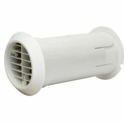 Manrose Extractor Fan Ducting Ventilation Internal Fit Wall Kit 100mm White