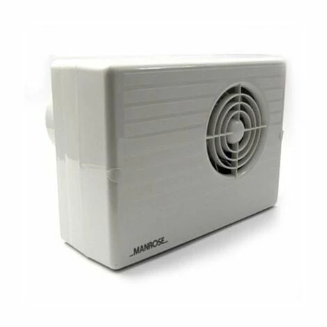Manrose CF200T 100mm 4 Centrifugal Extractor Fan with Timer