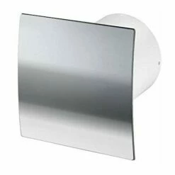 Manrose 100mm (4) Bathroom Extractror Fan With Integral Timer & Aluminium Front Cover