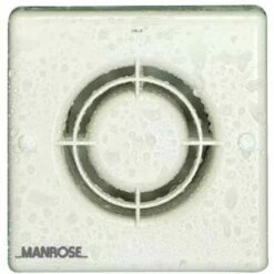 Manrose 100mm (4) 12V Automatic Low Voltage Extractor Fan W/ Humidity & Timer Control