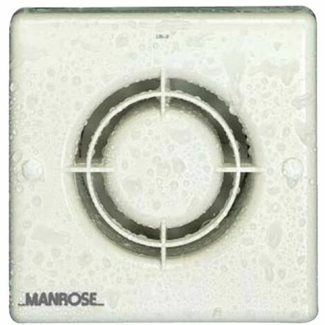 Manrose 100mm (4) 12V Automatic Low Voltage Extractor Fan w/ Humidity & Timer Control