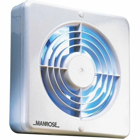 Manrose 150mm (6) Axial Extractor Fan with Timer & Pullcord