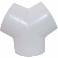 MANROSE 100mm 4 Round Y Piece Connector