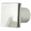 Manrose 150mm (6) Bathroom Extractror Fan With Integral Timer & Aluminium Front Cover