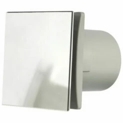 Manrose 150mm (6) Bathroom Extractror Fan With Integral Timer & Aluminium Front Cover