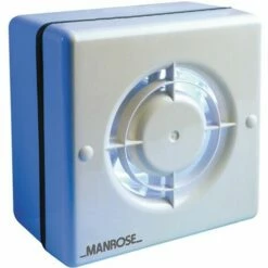 Manrose 100mm Axial Extractor Window Fan With Pullcord