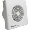 Manrose 4.8W Quiet Axial Bathroom Extractor Fan With Timer