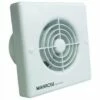 Manrose 4.8W Quiet Axial Bathroom Extractor Fan With Humidity Control