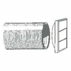 Manrose 230mm/9 Wall Vent Kit For XFS230 Fans - 1292