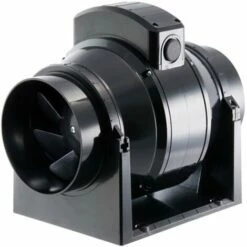 Manrose 125mm In-Line Mixed Flow Extractor Fan With Timer