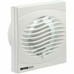 Manrose Intervent BVF100T 4" Square Extractor Fan Timer