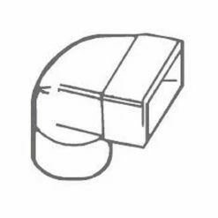 Manrose Elbow Male Connector 100mm - R40400