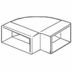 Manrose Horizontal Bend 90 Degree - R40500