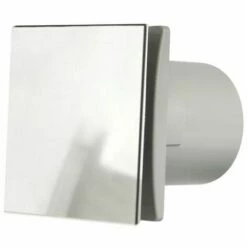 Manrose 100mm (4) Bathroom Extractror Fan With Humidity Fan & Aluminium Front Cover