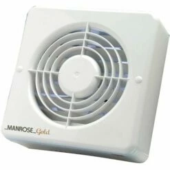 Manrose 12W Gold Axial Bathroom Extractor Fan With Humidity Control